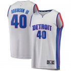 Camiseta Glenn Robinson III 40 Detroit Pistons Statement Edition Gris Hombre